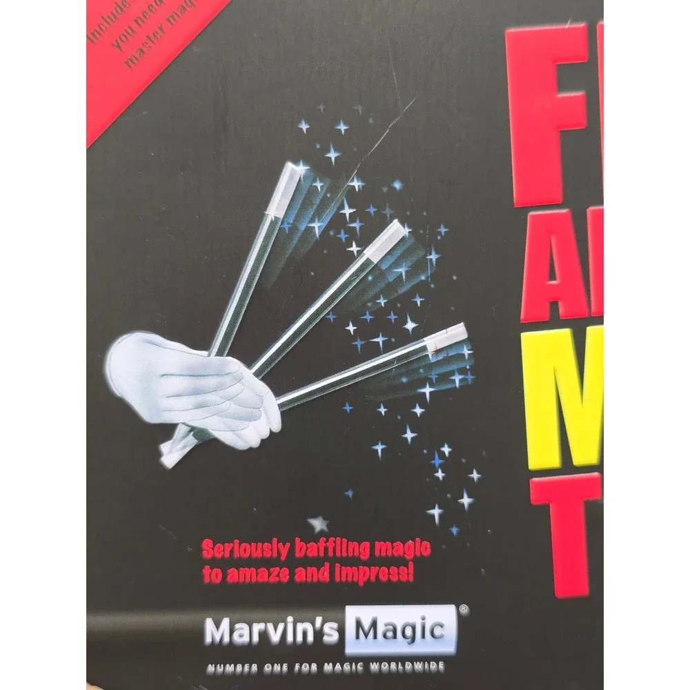 Marvin's Magic Fifty Amazing Magic Tricks Collector Tin Set MMT 120 Ages 8+